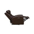 thumbnail image 6 of Pemberly Row 46.9" Leather Big & Tall Power Recliner in Lux Brown, 6 of 8