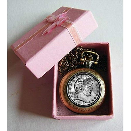 Barber Quarter Pocket Watch