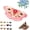 1pc-c, variant on Vintage Colorful Butterfly Area Rug, Irregular Moth Shaped Fluffy Faux Wool Carpet, Dry Feet Warmth Floor Mat for Bedroom Living Room Bathroom Entryway Home Decor (1PC,100 * 180CM)