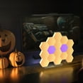 thumbnail image 2 of Yescom 11pcs WiFi Smart LED Light Kit DIY Splicing Lamp Voice Control Work Home Bathroom Party Decoration Gifts, 2 of 10