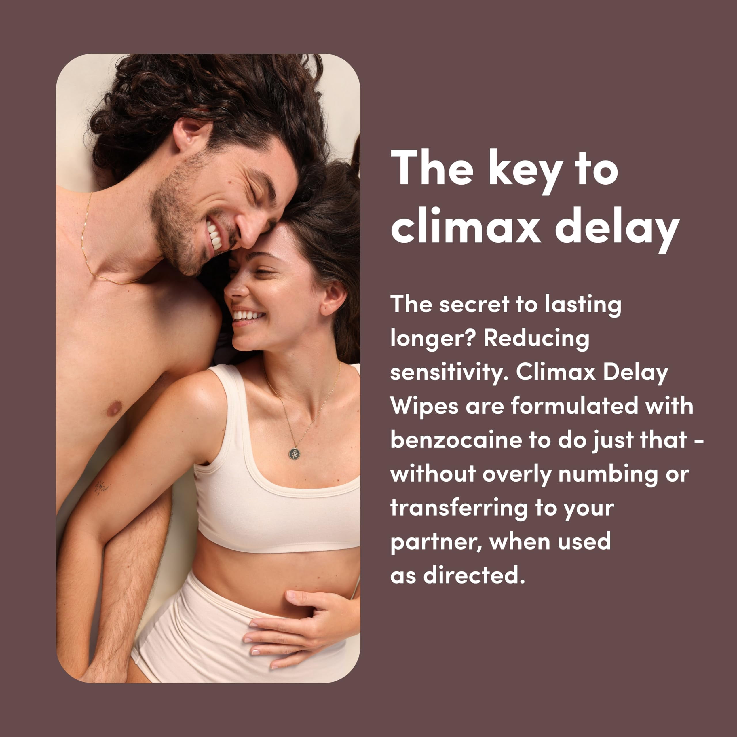 HIMS Clockstopper Climax Delay Wipes with benzocaine to Reduce Sensitivity for Premature Ejaculation and Lasting Longer in Bed 12 Pack Individually Wrapped Wipes