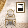thumbnail image 3 of Kamdon Kreations 15x18 Gold Ornate Wood Framed with Double Matting Museum Art Print Titled - Black And White Abstract 5, 3 of 4
