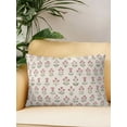 thumbnail image 2 of Outdoor Pillows Waterproof, Pink Flowers Bedding Throw Pillows with Insert for Couch Sofa Bed, Retro Country Botanical Blooms Floral Branch 12x20 Inch Pillowcases Decorative Patio Pillow Set of 1, 2 of 8