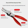 thumbnail image 3 of Car Hose Removal Plier Tool - Angled Auto Fuel and Vacuum Line Tube Hose Remover - Separator Pliers Pipe Repairing Tool -, 3 of 5