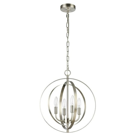 Nickel 16 Light - CHLOE Lighting OSBERT Industrial-style 4 Light Brushed Nickel Ceiling Pendant 16