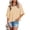 Beige, variant on Women's Solid Color Short Sleeve Round Neck T-Shirt – Loose Fit Breathable Top, Summer Casual & Vacation Essential Blue,L