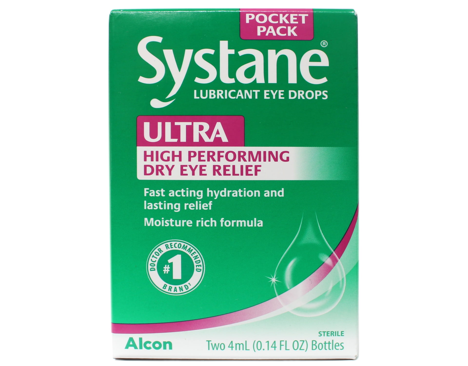 Systane Ultra Lubricant Eye Drops Pocket Pack 8 mL