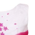 thumbnail image 4 of Little Girls Fuchsia White Flower Sash Bridal Party Dress 4, 4 of 7