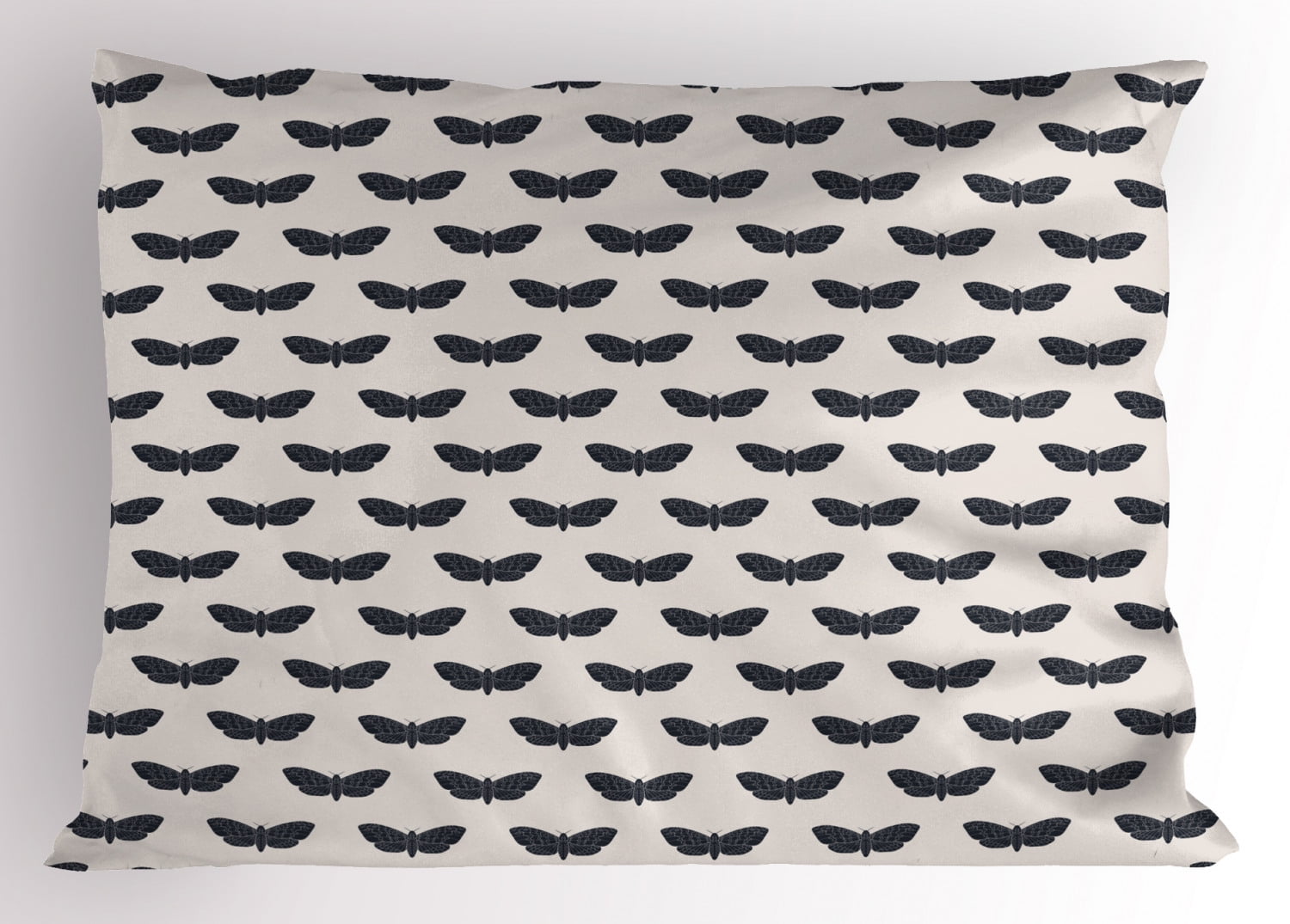 Death Moth Pillow Sham, Hawk Moth Pattern Butterfly Conservation
