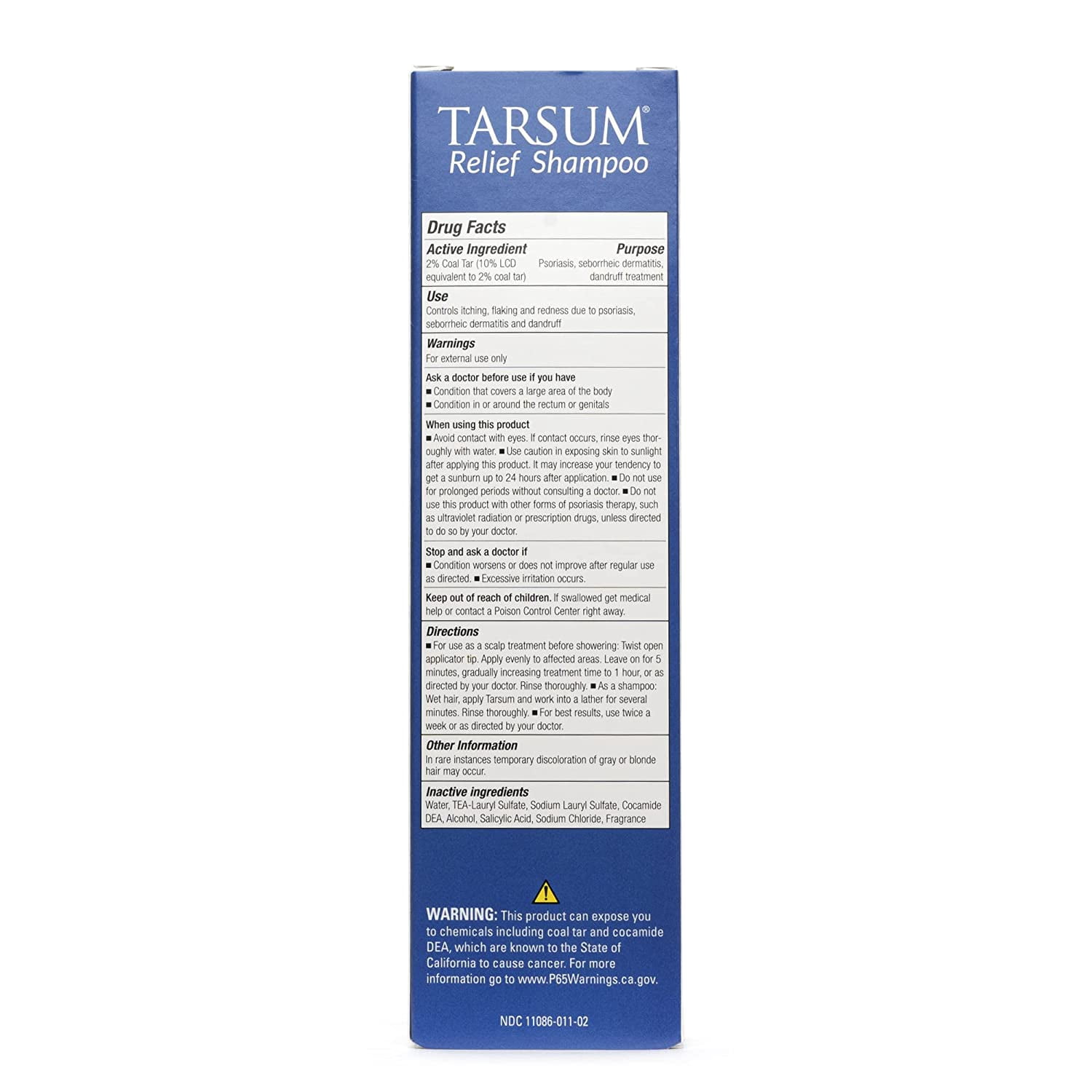 Tarsum Professional Medicated Shampoo & Gel, 4 Fl. Oz.