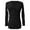 Black, variant on Women's Slim V-Neck Knit Sweater - Fall Winter Drop Shoulder Long Sleeve Solid Color Comfort Pullover Top & St Patricks Day Sweater,Size:XXL