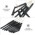 thumbnail image 3 of MEIBUTYUP 8-Piece Black Aluminum Crochet Hooks with Handles for Knitting, Crochet, and Craft Projects, 3 of 8