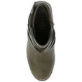 thumbnail image 5 of Journee Womens Strap Inside Zip Stacked Heel Booties, Widths Available, 5 of 10