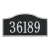 Personalized Whitehall Rolling Hills 1-Line Grand Wall Plaques in Black/Silver