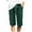 Green, variant on LIIPEE Women Casual Pants Solid Color Elastic High Waist Drawstring Knee-Length Pants Trousers With Pockets Female Trendy Streetwear Shopping Working Pants,Blue,L