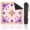 Color 3, variant on Mahjong Mat 31.5" x 31.5" Floral Geometric Vibrant Colors Decorative Design Non-Slip Noise Reduction American Mahjong Tiles Table Cover for Dominoes Poker Card Board Games Gift