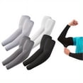 thumbnail image 2 of EIMELI 4PCS Outdoor Sports Sunscreen Sleeves Cycling Arm Protectors Quick Drying UV Resistant Ice Sleeves Breathable Driving Cycling Protective Sleeves, 2 of 7
