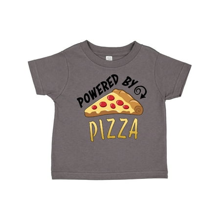 

Inktastic Powered by Pizza Gift Toddler Boy or Toddler Girl T-Shirt