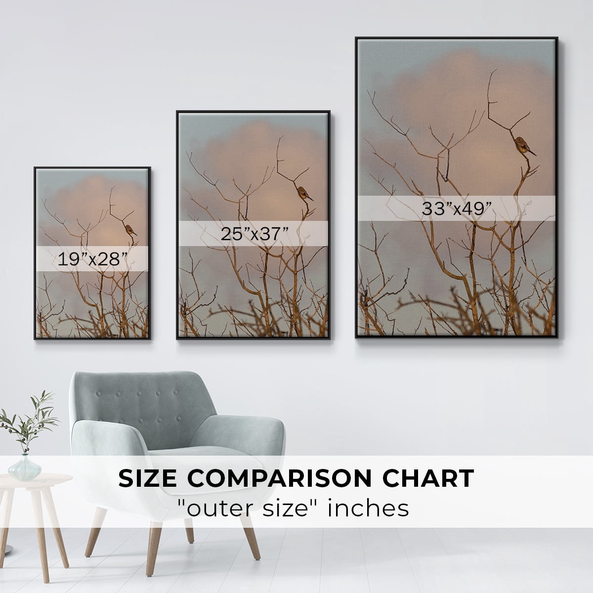At Dawn Framed Premium Gallery Wrapped Canvas - Ready to Hang