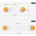 thumbnail image 5 of Cerraduras de seguridad para cajones de armarios infantiles, cerraduras para armarios de bebés, para armarios y refrigeradores, antipinzamiento, sin herramientas ni taladros, 5 of 5