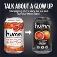thumbnail image 6 of Humm Kombucha Zero Sugar Drink, Blood Orange, 16 Pack, 12 oz Cans, 6 of 7