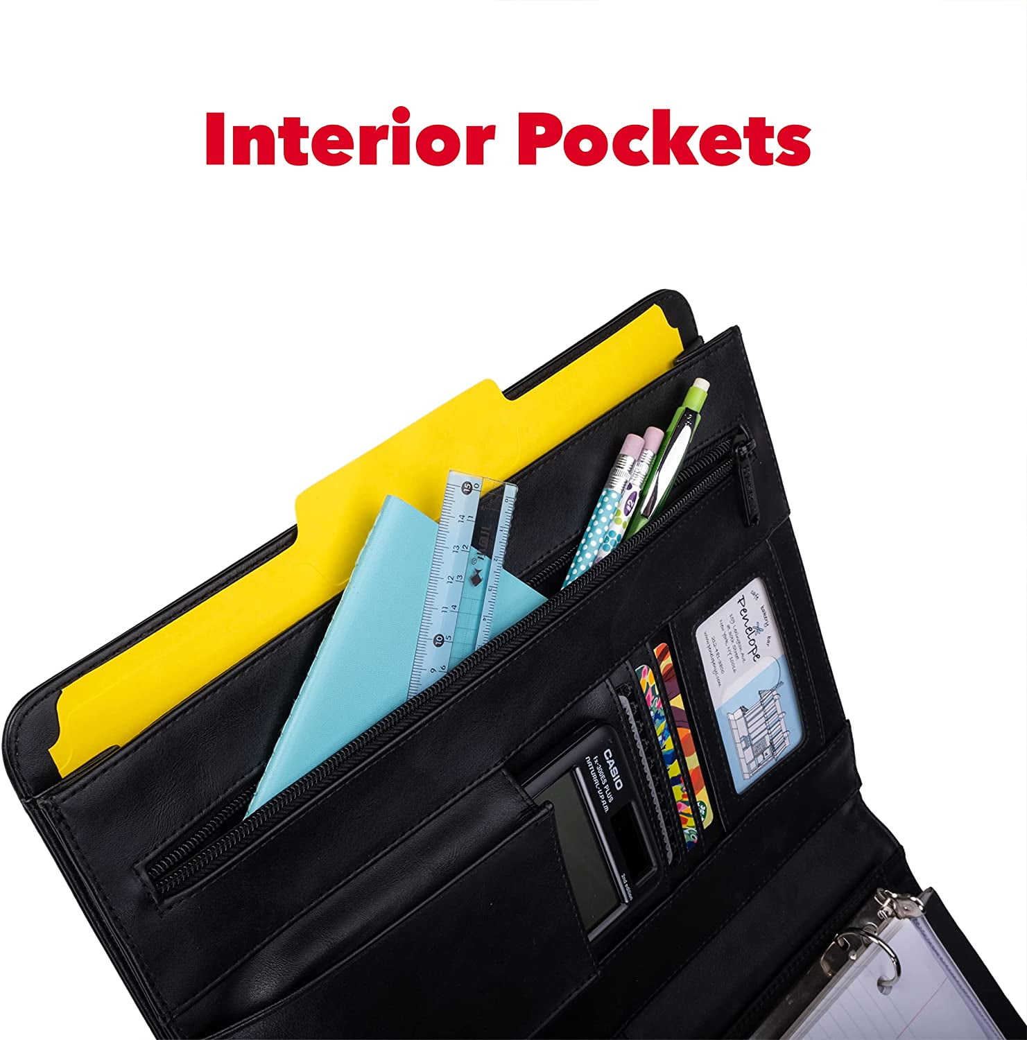 Case-it VP Pro Padfolio with Removable O-Ring Binder