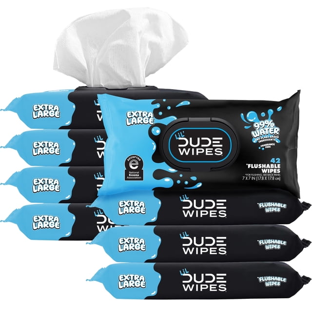 Toallitas húmedas para bebé DUDE Wipes LiL' DUDE desechables por el inodoro 336 unidades
