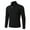 Black, variant on Men's Quarter Zip Knit Sweater Slim Fit Long Sleeve Mock Neck Pullover Top