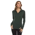 thumbnail image 4 of Midweight Women's Wool 1/4 Zip - 100% Merino Wool, 4 of 11