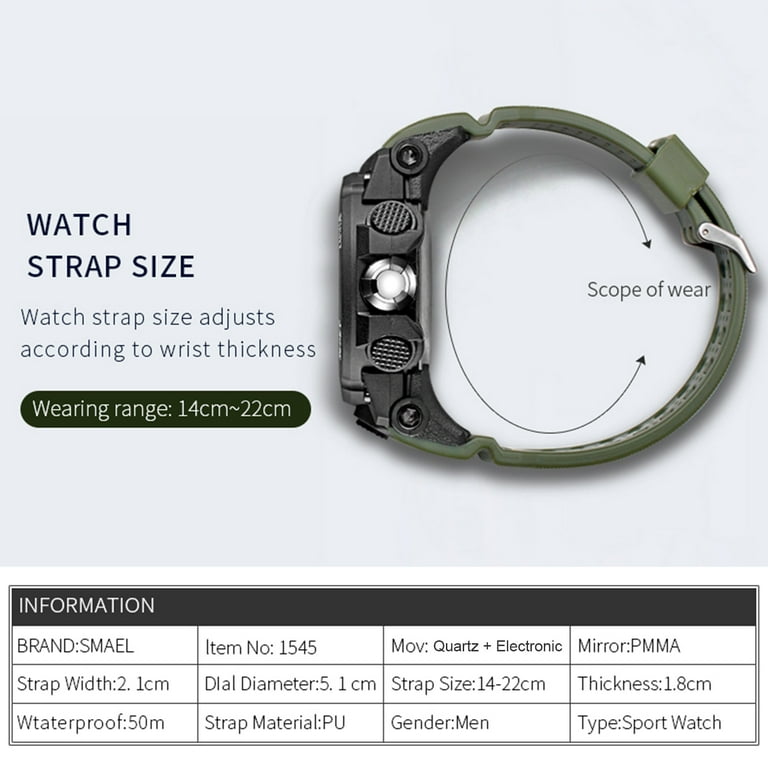 Smael watch 2025 1545 price