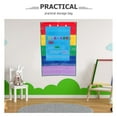 thumbnail image 5 of QUMONIN Standard Pocket Chart Learning Cards Holder Teaching Aid Pocket Chart Wall Hanger, 5 of 9