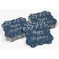 thumbnail image 4 of Inkdotpot Pack Of 100 Happy Birthday Paper Tags DIY Craft Bracket Shape Real Silver Foil Hang Tags, 4 of 6
