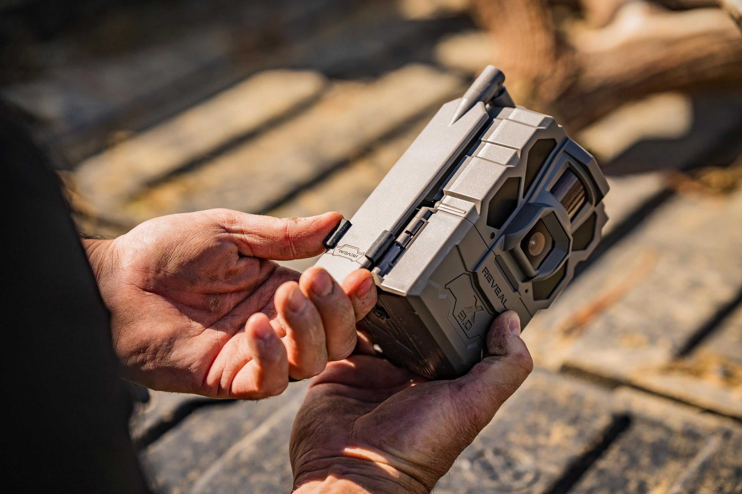 TACTACAM Reveal X Gen 3.0 Cellular Trail Camera  Multi-Carrier, GPS, Low-Glow IR, Fast Trigger, HD Photo/Video, Pre-Installed Antenna, Includes, Solar Panel, 32GB SD, & Tripod Mount