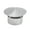 Round Silver, variant on Huisuilinss Stainless Steel Chimney Cap,Round Chimney Cap,Round Chimney Cover,Cone Top With Screen,Fireplace Exhaust&Roof Rain Cap,Exterior Stove Pipe Cover,Easy Install For Fireplace Flue Vent Flue