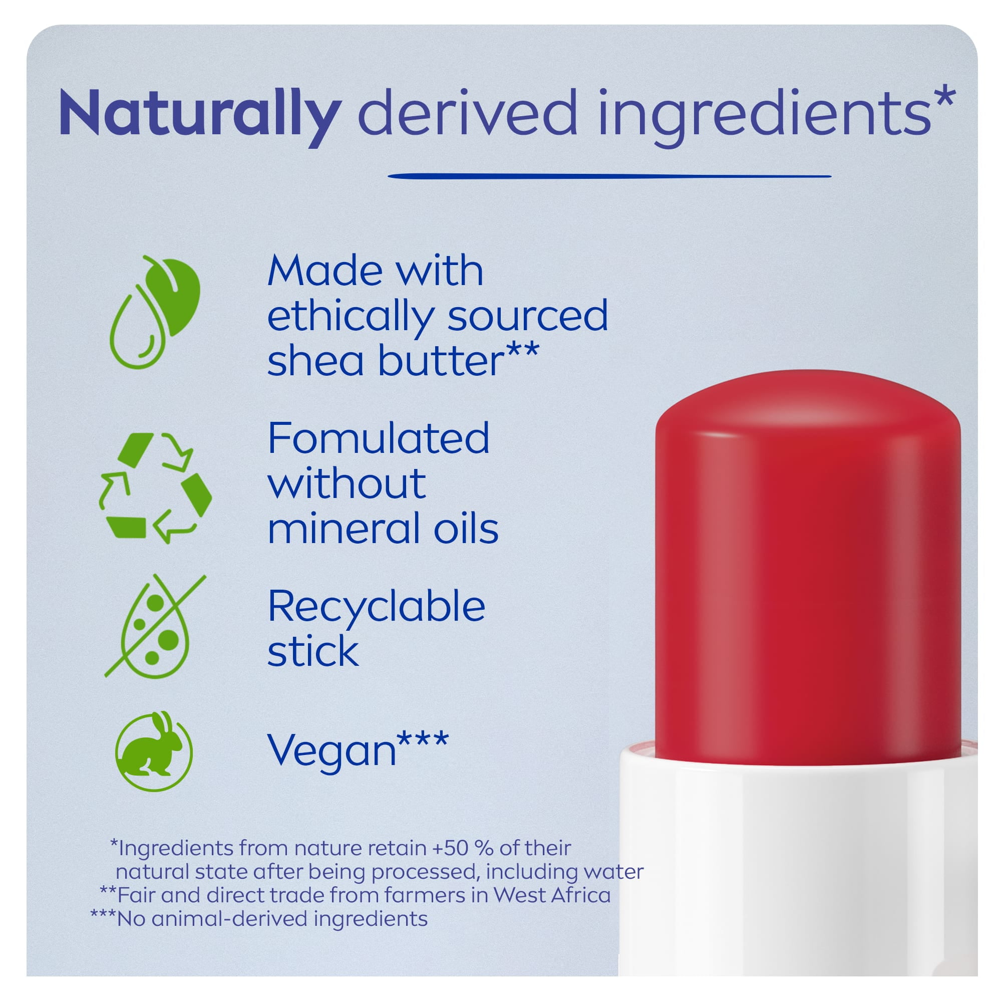 NIVEA Strawberry Shine Tinted Caring 24H Moisture Lip Balm Sticks, Duo Pack, 2 x 4.8g