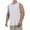White, variant on Men Undershirts Tank Top Men Tank Top Men's Tank Tops Men Solid-Color Casual Sports Elastic Fashionable T-shirt Round-Neck Black XL