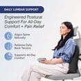 thumbnail image 2 of Almohada de soporte lumbar Align Labs SpineAlign de espuma viscoelástica, 2 of 9