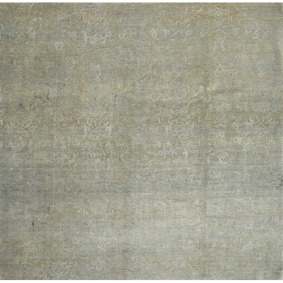 Ahgly Company Machine Washable Indoor Rectangle Contemporary Khaki Green Area Rugs, 4' x 6'