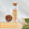 thumbnail image 3 of Shisuyan 20pcs Sample Bottle Specimen Display Bottle Glass Matches Bottle With Cork, 3 of 8