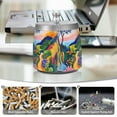 thumbnail image 6 of Yayeee Ashtray with Lid for Cigarette Smokeless Stainless Steel Home Ash Holder, Art Path, 6 of 7