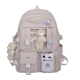 thumbnail image 1 of Mochila Escolar para Niñas Linda Mochila Estética Mochila Escolar con Pin y Accesorios-Lindo Adorable Encantador con Pin Kawaii, 1 of 5