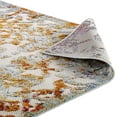 thumbnail image 5 of Modway Reflect 94.5x122" Primrose Ornate Floral Lattice Rug in Ivory/Light Blue, 5 of 9