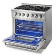 thumbnail image 4 of THOR KITCHEN HRD3606U 36" and larger free standing gas range, 4 of 5
