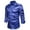 Blue, variant on cui,Men's Satin Splicing Sequin Oversized Shirts Button down Long Sleeve Tops Stylish Loose Fit V-Neck T Shirts Gold M