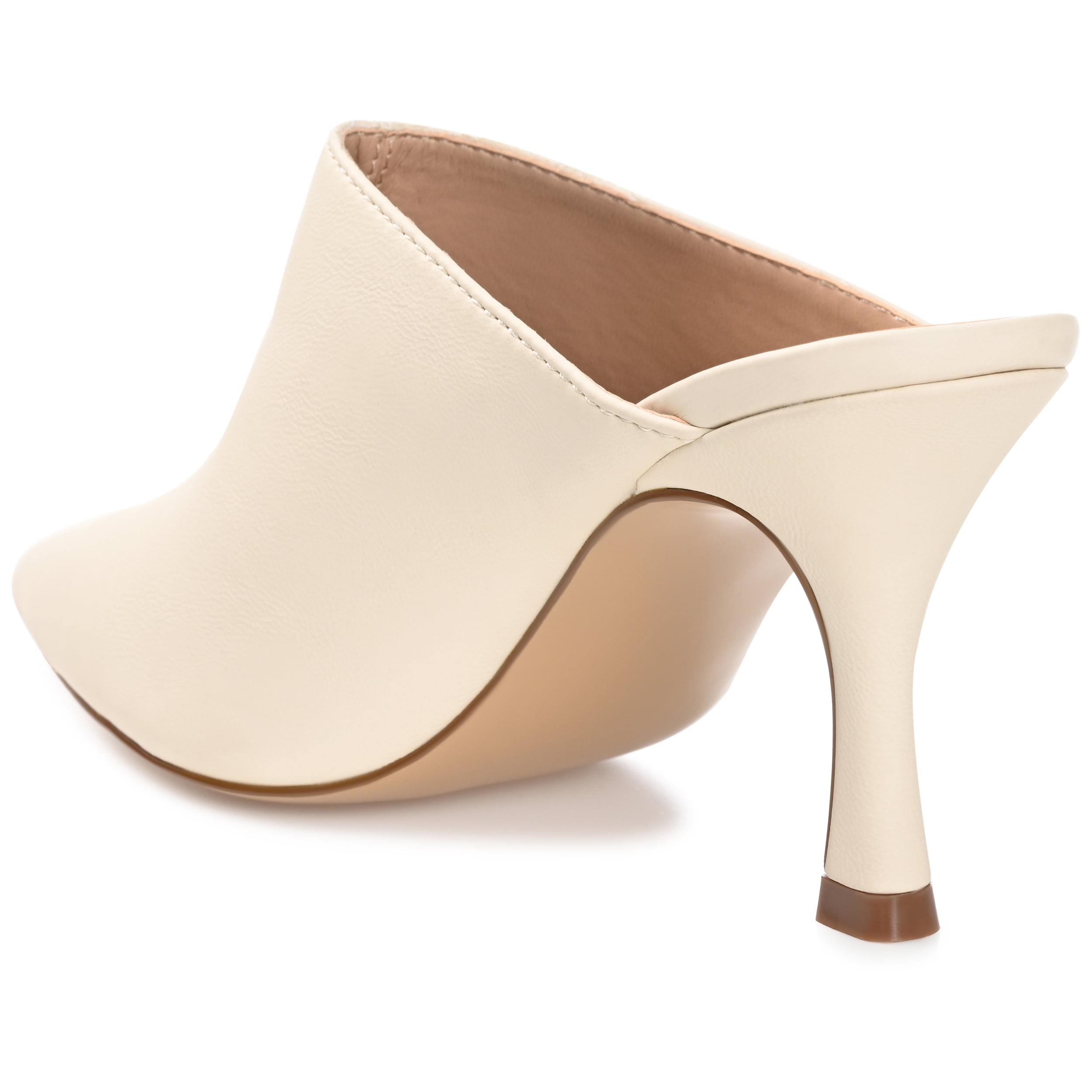 Journee Womens Shiyza Mules High Stiletto Pointed Toe Pumps