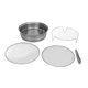 thumbnail image 1 of Charcoal Stove Quick Heating Iron Portable Round Barbecue Grill for Outdoor Hiking Traval Picnic Camping, 1 of 5