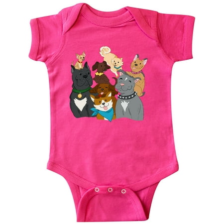

Inktastic Happy Dog Family Gift Baby Boy or Baby Girl Bodysuit