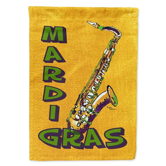 Carolines Treasures 8366CHF Mardi Gras Flag Canvas, Large, Multicolor