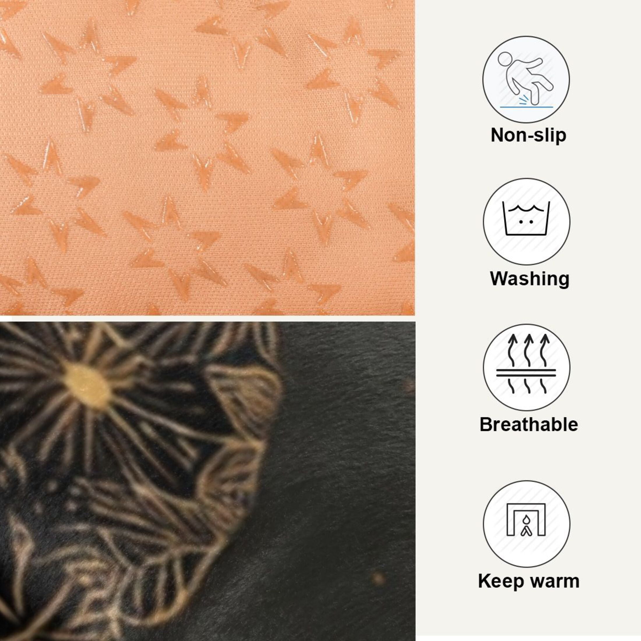 Cozy Mat Pet Bed Indoor Outdoor Warm Soft For Cat Dog Puppy(S/M) Celestial