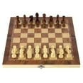 thumbnail image 5 of Wooden Foldable 3 in 1 Chess Backgammon Board Folding Game 29x29cm, 5 of 10